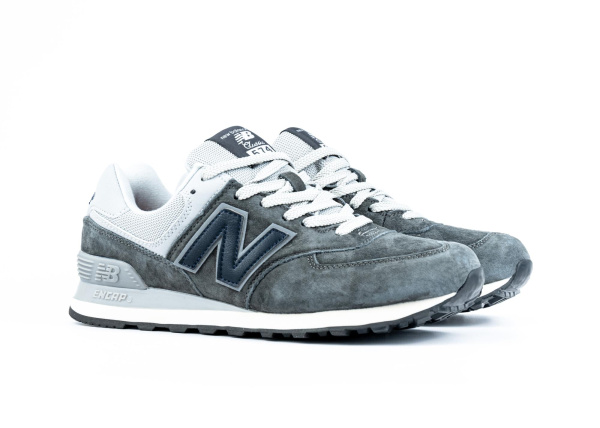 Кроссовки New Balance 574 "Grey/White" (475-6) [АС]