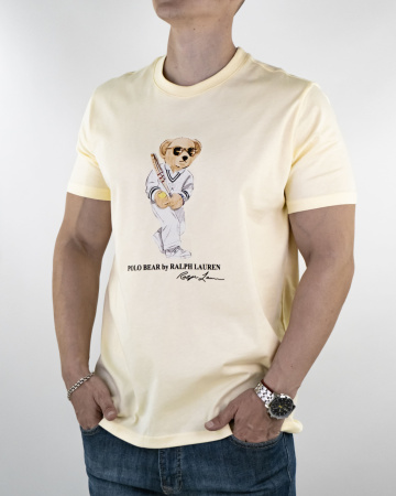 Футболка мужская Polo Ralph Lauren (700-2338) (L, Желтый)