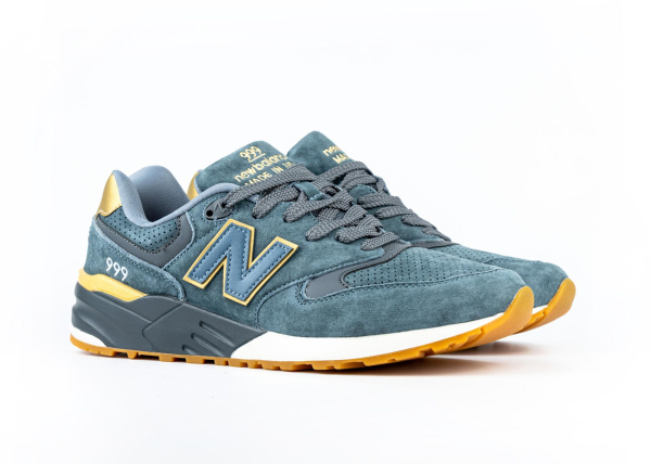 Кроссовки New Balance 999 "Green/Gold" (482-10) [АС]