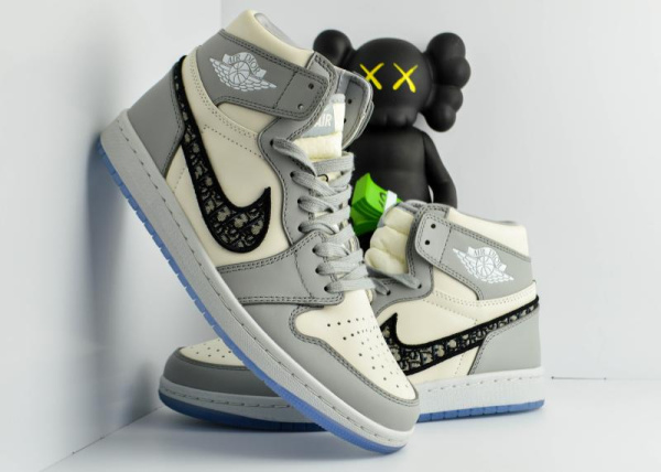 Кроссовки Dior x Air Jordan 1 Retro High (9625-1) [СС]