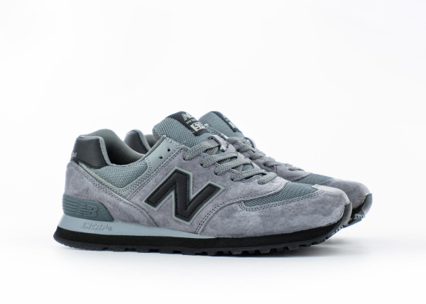 Кроссовки New Balance 574 "Grey/Black" (510-37) [АС]