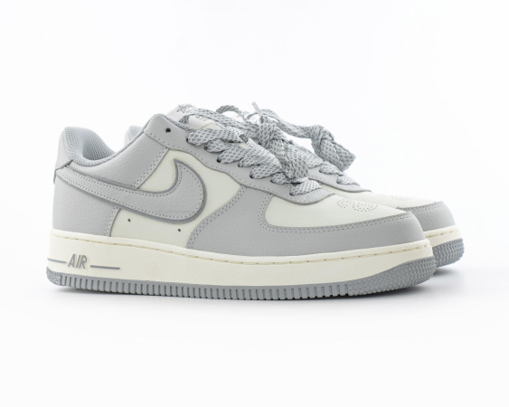 Кроссовки Nike Air Force 1 '07 SU19 "White/Wolf Grey" (9512-19) [СА]