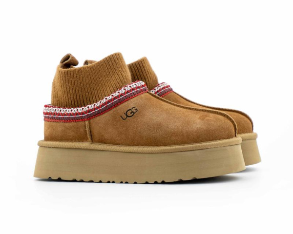 Угги UGG Tazz Knit Platform Chestnut (163-4)