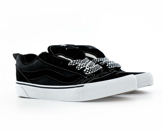 Кеды Vans Knu Skool VLT LX "Black Charcoal" (W118-2)