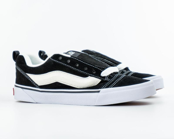 Кеды Vans Knu Skool "Black White" (М111-1) [АВ]