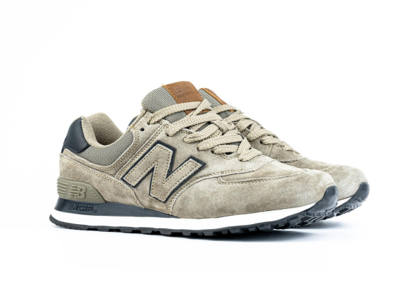 Кроссовки New Balance 574 "Khaki" (070-13) [АА]