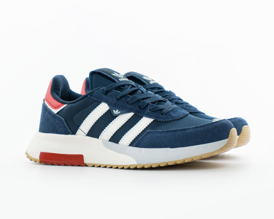 Кроссовки Adidas Originals Retropy F2 "DK.Blue/White/Red" (420-1) [ВА]