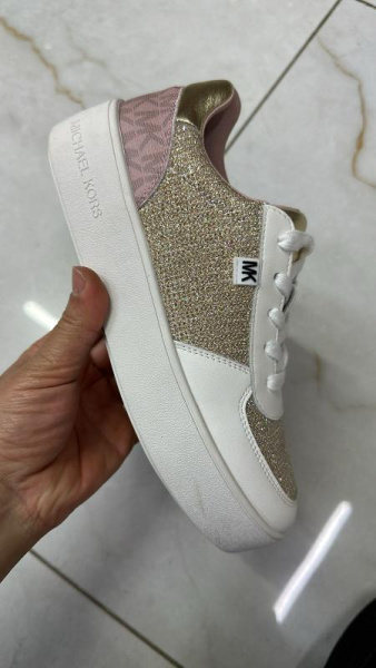 Кроссовки женские Michael Kors "Cold/White" (F-15) [АС]