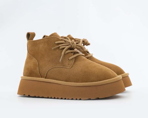 Ботинки женские теплые "Beige" (V91-1)