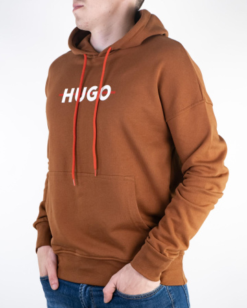 Худи Hugo Boss "Зачеркнут логотип" (12654) (XL, Коричневый)