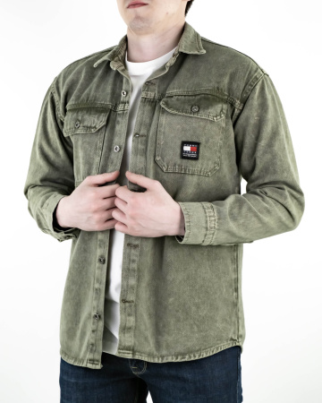 Рубашка джинсовая мужская Tommy Hilfiger (21039473) (XXL, Хаки)