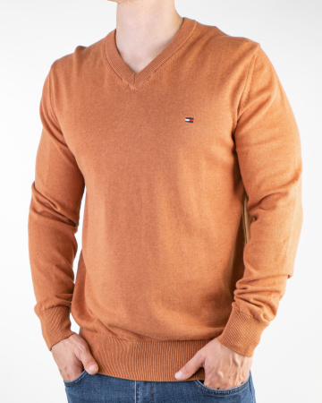 Джемпер мужской Tommy Hilfiger (140-315) (L, Кирпичный, 50 (L))