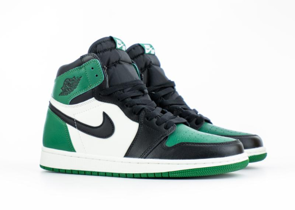 Кроссовки Nike Air Jordan 1 Retro High OG "Pine Green" (5025-60) [АА]