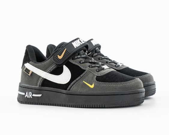 Детские кроссовки Nike Air Force 1 low "Overbranding" (С567-15)