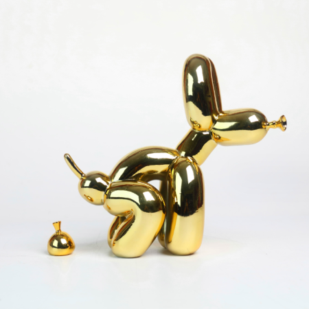 Статуэтка интерьерная Balloon Dog сидячий (Гальваническое золото)