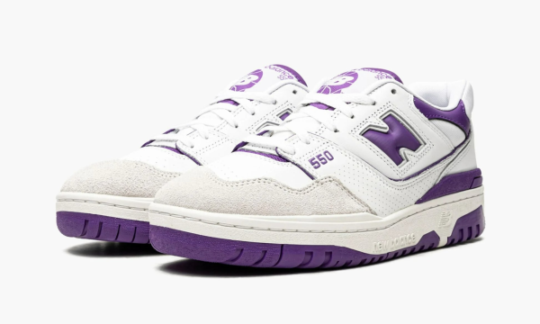 Кроссовки New Balance 550 "White Purple" (6006-15) [СС]