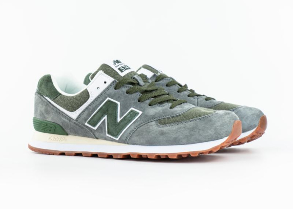 Кроссовки New Balance 574 "Grey/DK.Green" (G510-13) [АС]