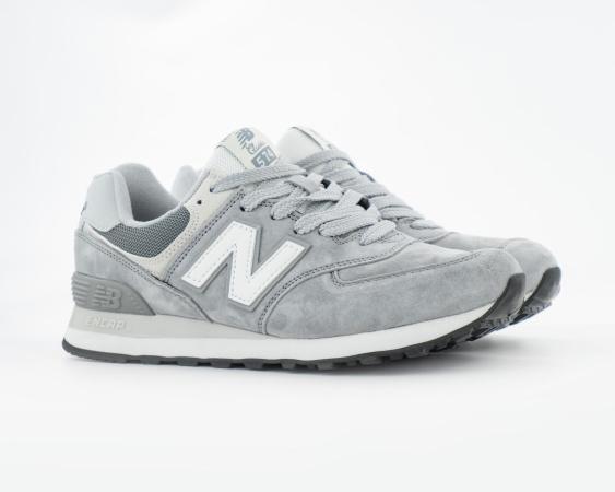 Кроссовки New Balance 574 "Grey/White" (456-14) [СС]