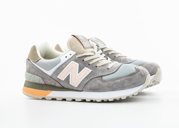 Кроссовки New Balance 574 "Grey/Olive" (510-25) [ВС]