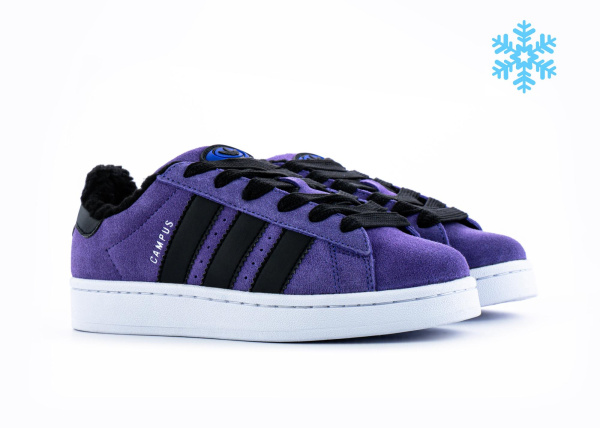 Кроссовки Adidas Campus 00s "Purple" с мехом (524-11) [СС]