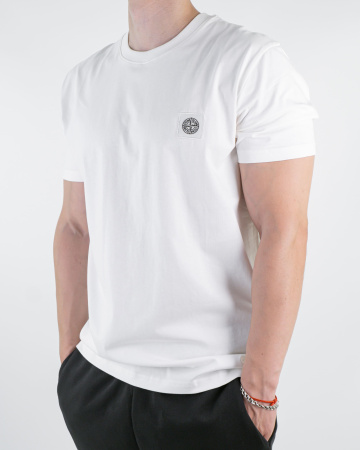 Футболка Stone Island (2045) (M, Белый)