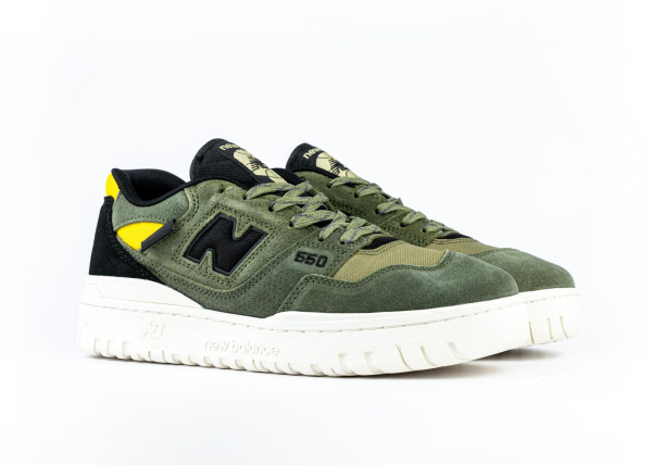 Кроссовки New Balance size? x 550 "Cordura Pack - Green/Black/White" (Q2-4) [ВА]