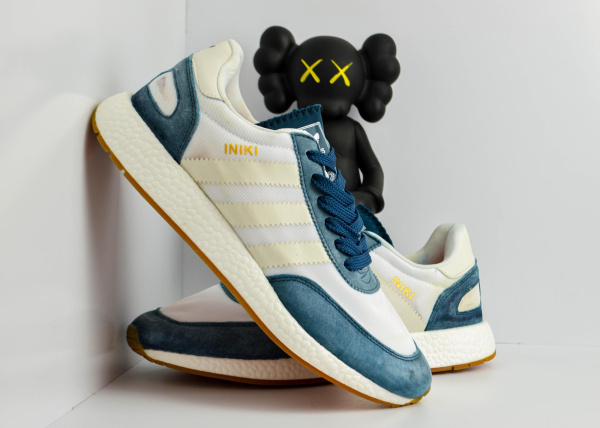 Кроссовки Adidas Iniki бел/син (991154-7) [СС]