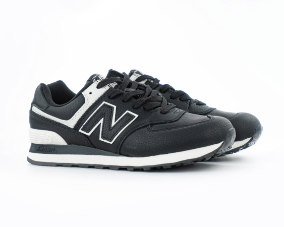 Кроссовки New Balance 574 "Black/White" (890-1) [АА1]