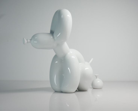 Статуэтка интерьерная Balloon Dog сидячий (Белый)