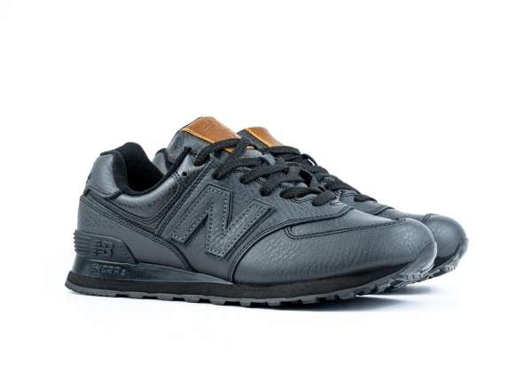 Кроссовки New Balance 574 "Black" (845-10) [АА]