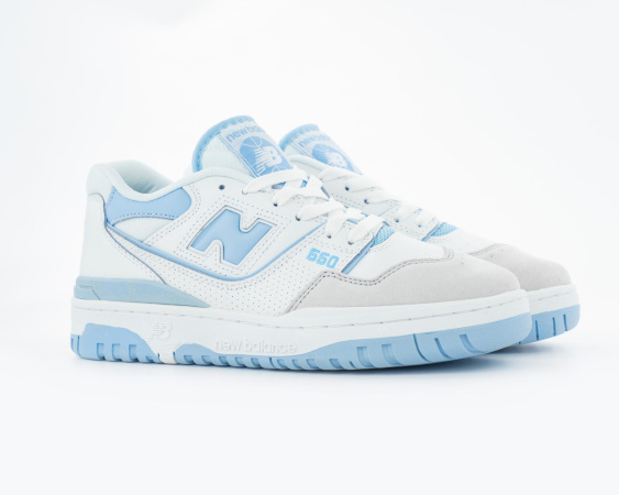 Кроссовки New Balance 550 White University Blue Grey Toe (Q3-10) [ВС]