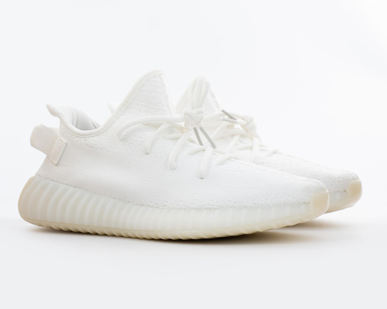 Кроссовки Adidas Yeezy Boost 350 V2 "Triple White" (М904-31) [АС]