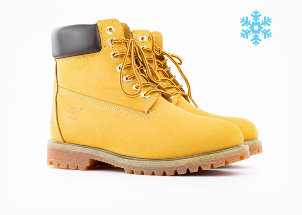 Ботинки Timberland 6 Inch Premium Boot "YELLOW" с мехом (M201-3) [ВС]