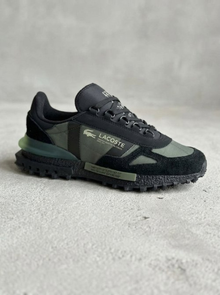 Кроссовки Lacoste Elite Active "Black/Green" (995-20)