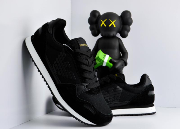 Кроссовки Armani черн. (790014) [СС]