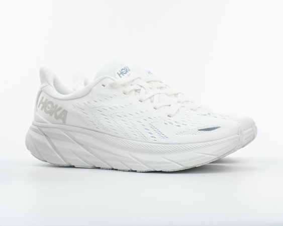 Кроссовки HOKA Clifton 8 2E Wide "Triple White" (М701-7)