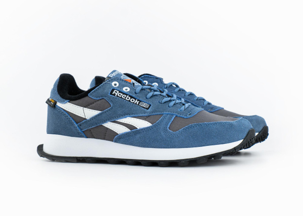 Кроссовки Reebok Classic Leather Cordura "Grey Blue Slate" (307-4) [АС]