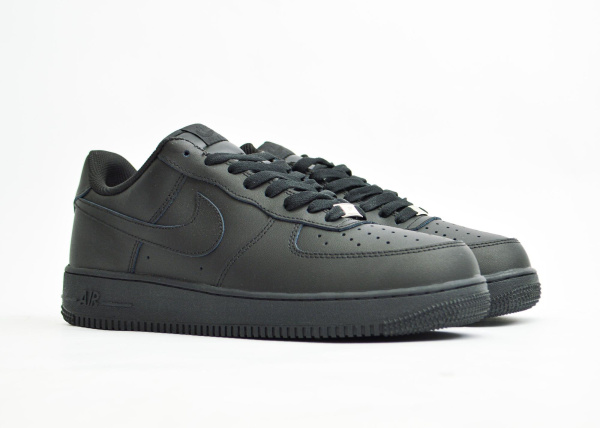 Кроссовки Nike Air Force 1 '07 "Black" (G5001-1) [ВА]