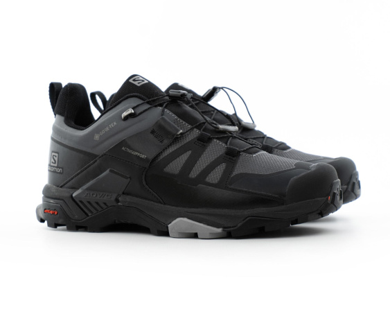 Кроссовки Salomon X Ultra 4 Wide GORE-TEX "Magnet Black" (4080-2)