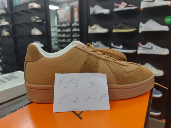 Кеды кожаные "Brown" (Y13-3)