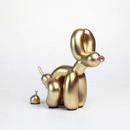 Статуэтка интерьерная Balloon Dog сидячий (Золотой)