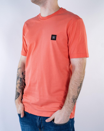 Футболка Hugo Boss "Color Logo" (4662) (XL, Кораловый)