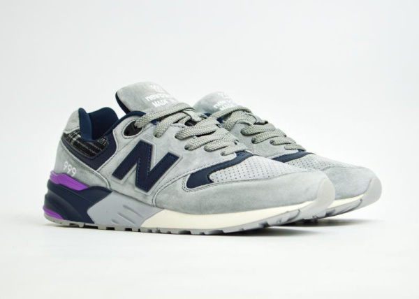 Кроссовки New Balance 999 "Grey/Blue/Purple" (482-9) [СС]