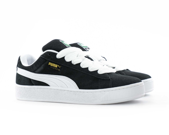 Кроссовки Puma Suede XL "Black/White" (5200-3) [СС]