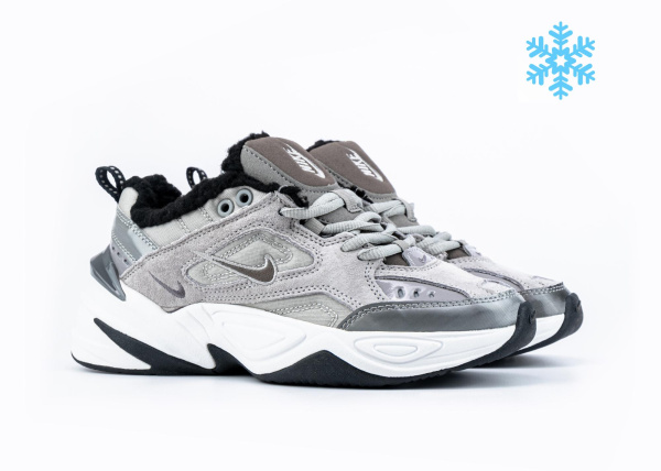 Кроссовки Nike Wmns M2K Tekno "Atmosphere Grey" с мехом (9029-7) [АА]