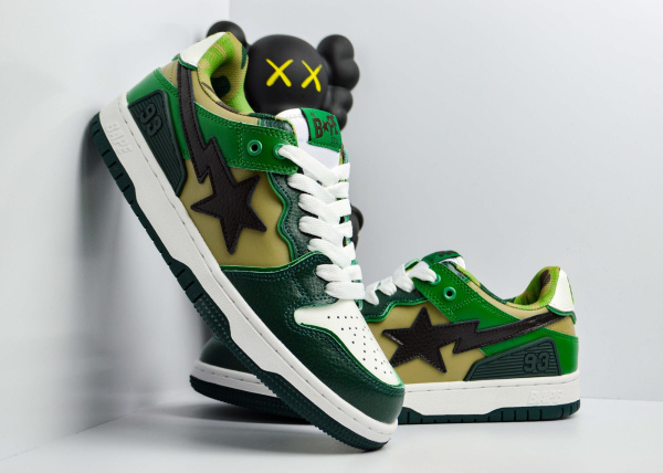 Кроссовки Bape Sta 2 ABC "Camo Green" (5800-7) [СС]