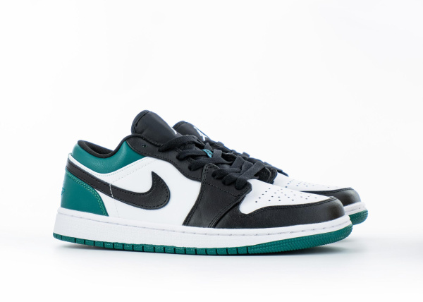 Кроссовки Nike Air Jordan 1 low GS "Green Toe" (5526-26) [АС]