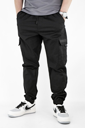 Брюки спортивные мужские Adidas (1648) (M, Черный)