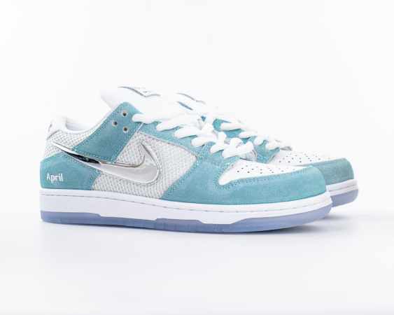 Кроссовки April Skateboards x Nike Dunk Low SB "Turbo Green" (W5505-76) [АА]