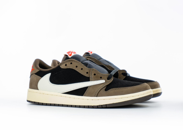 Кроссовки Travis Scott x Air Jordan 1 Low "Mocha" (9628-2) [АС]